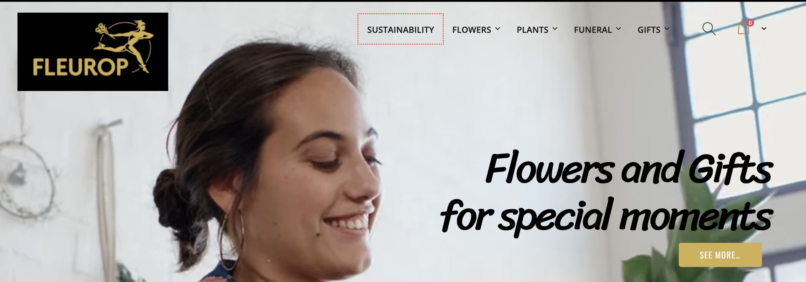 Interflora hippie flower gift